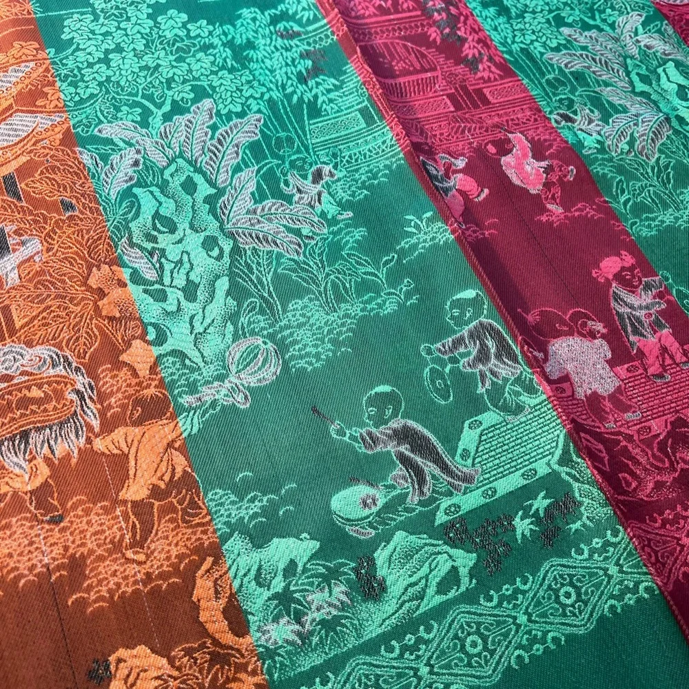 SALE! Chinese Colorful Silk Brocade Tapestry with Children Playing“Hangzhou”